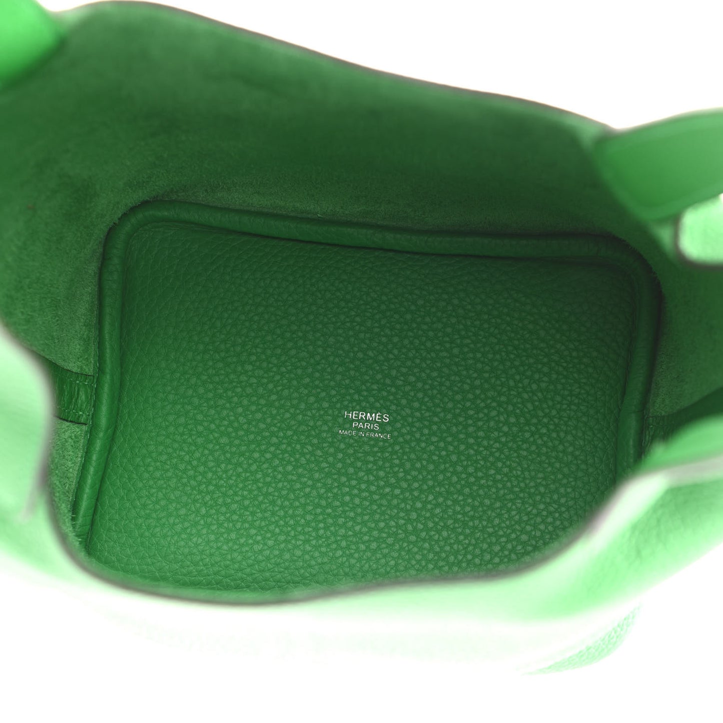 Taurillon Clemence Monochrome Picotin Lock 18 PM Bambou