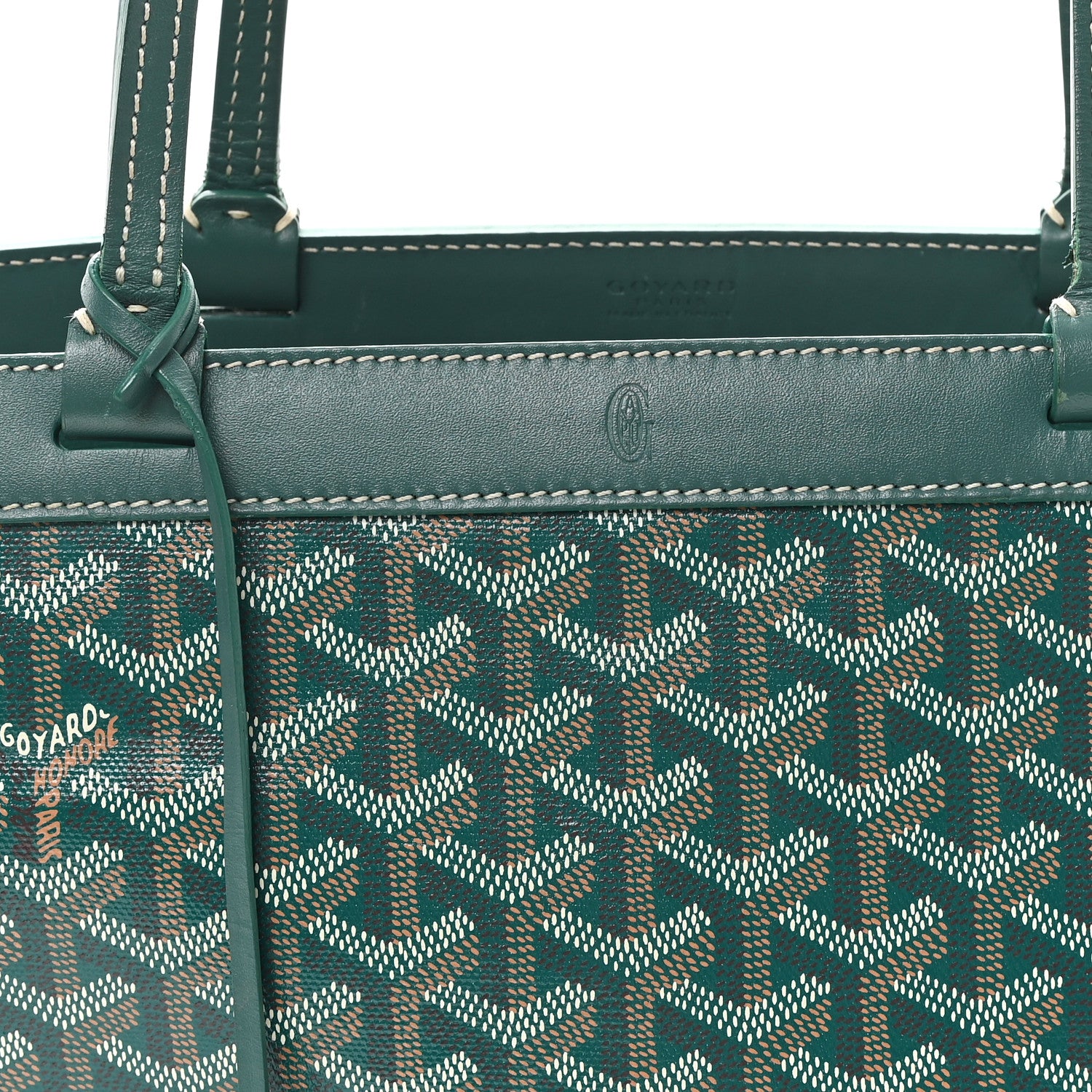 Goyard Goyardine Bellechasse PM Green 7 of 11