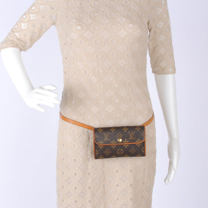 Louis Vuitton Monogram Pochette Florentine Bum Bag 2 of 9