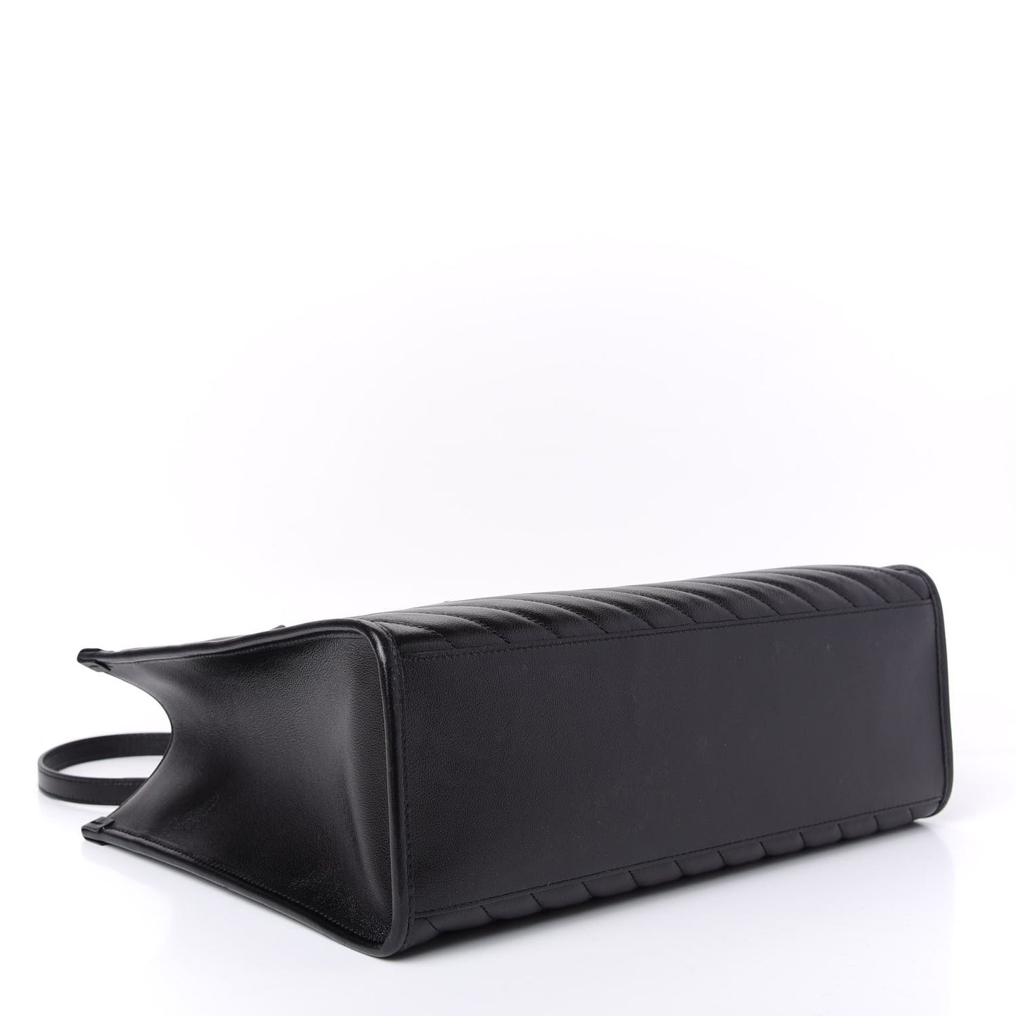 Azalea Calfskin Matelasse Diagonal GG Marmont Tote Bag Black