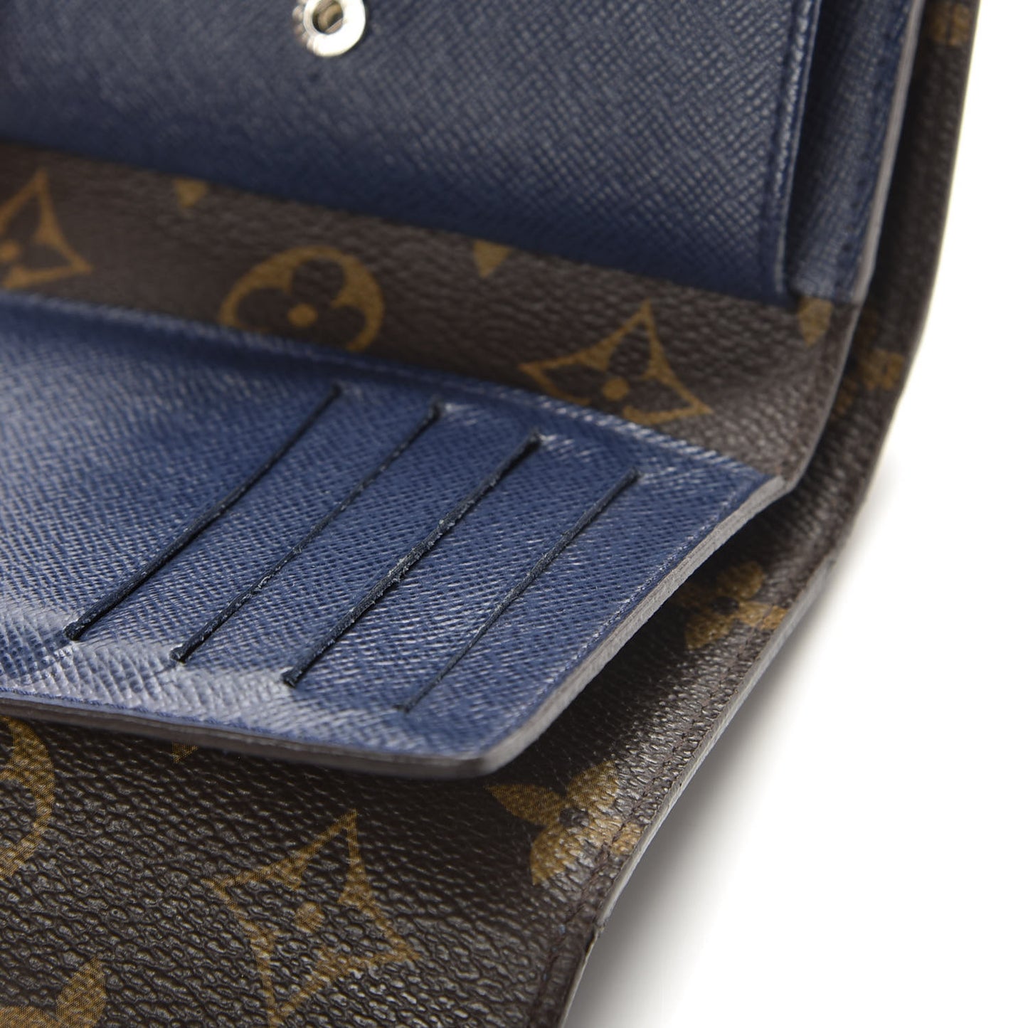 Epi Monogram Marie-Lou Compact Wallet Indigo