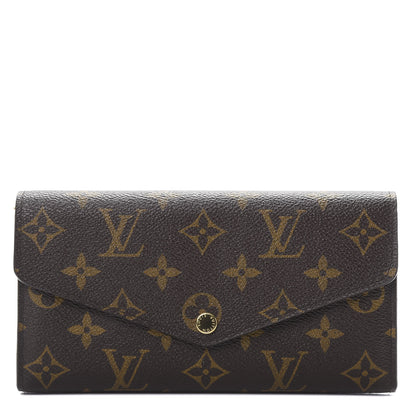 Louis Vuitton Monogram Sarah Wallet NM 1 of 9