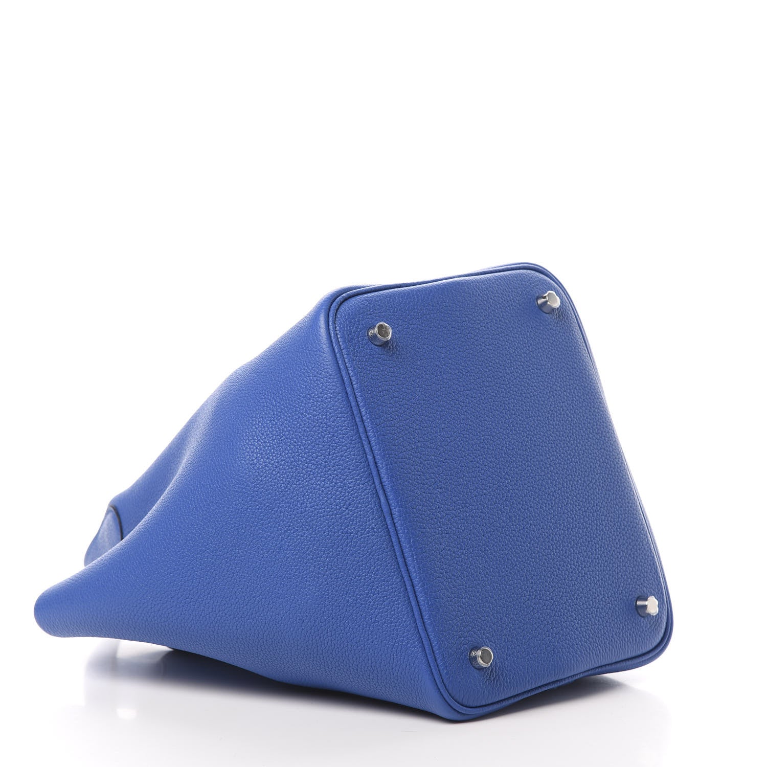 Hermes Taurillon Maurice Picotin Lock 22 MM Bleu Zellige 4 of 11