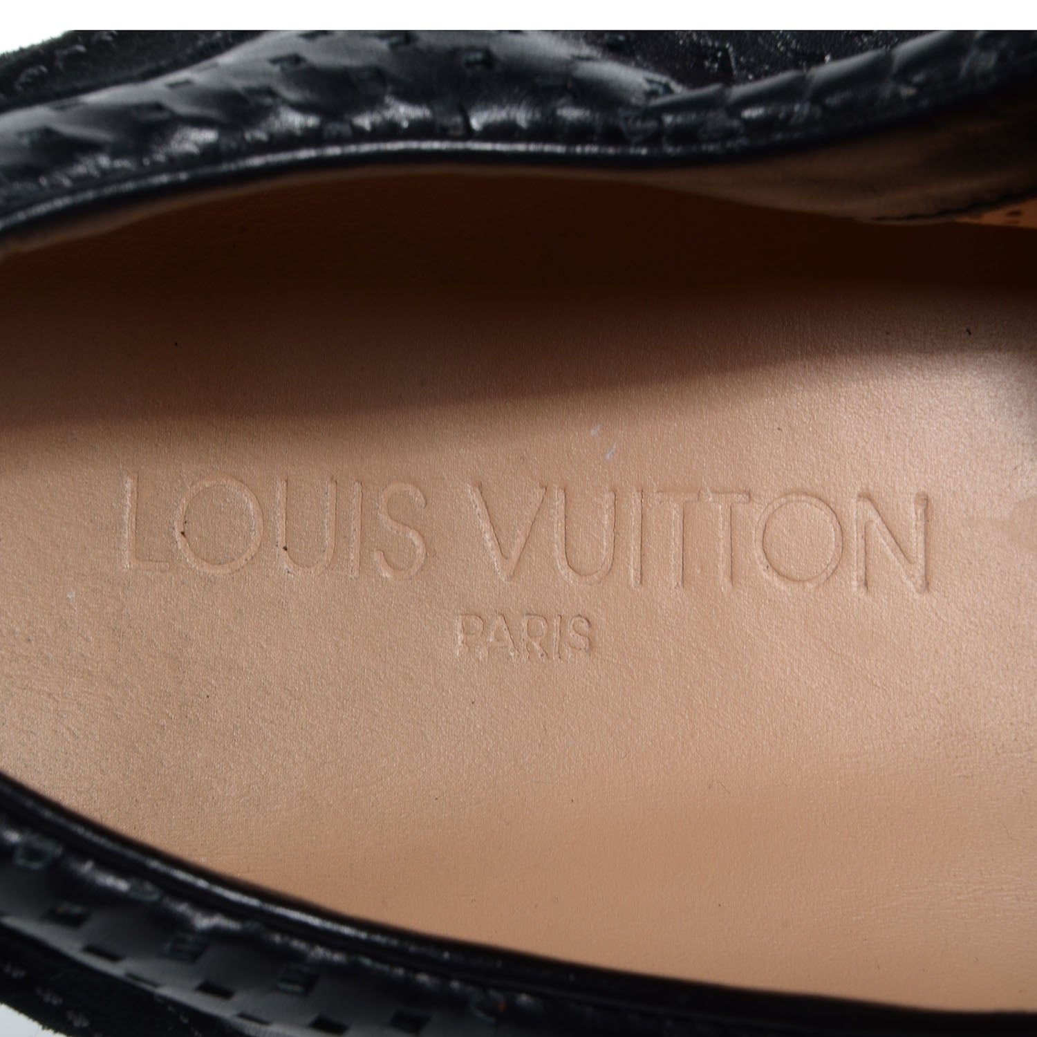 Louis Vuitton Leather Suede Vence Sneakers 39 Black 8 of 8