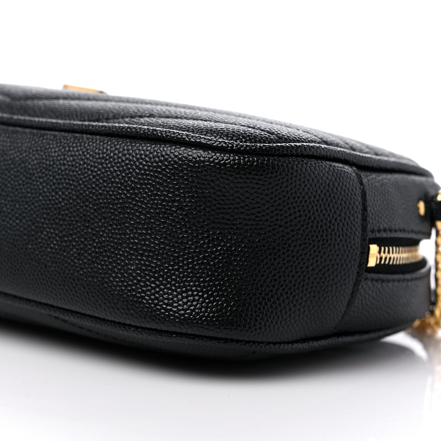 Saint Laurent Grain De Poudre Matelasse Monogram Mini Lou Camera Bag Black 8 of 13