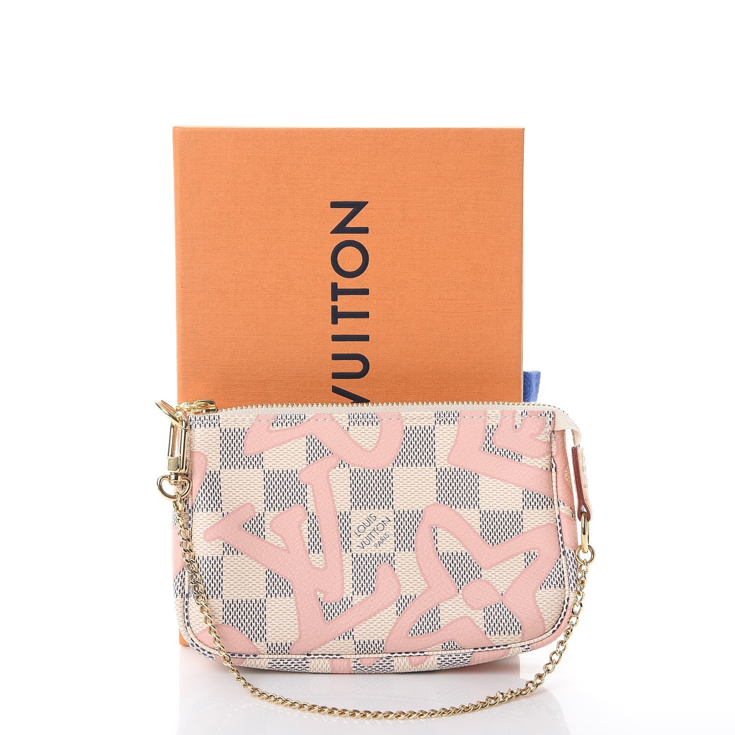 Louis Vuitton Damier Azur Tahitienne Mini Pochette Accessories 8 of 8