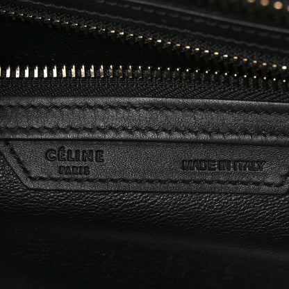 Celine Smooth Calfskin Mini Luggage Black 6 of 9
