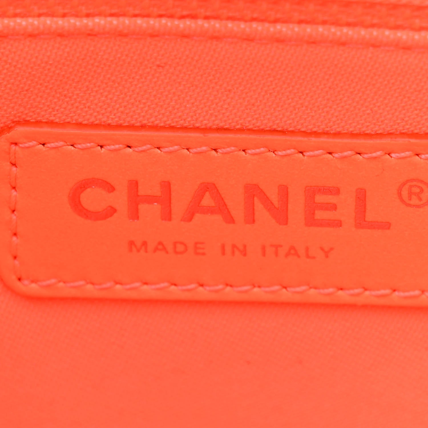 Chanel Mixed Fibers Small Deauville Tote Yellow Orange 6 of 11