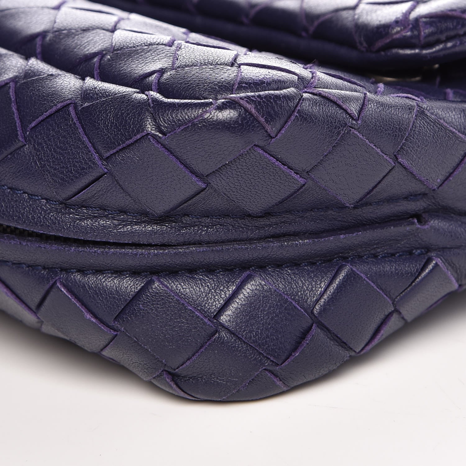 Bottega Veneta Nappa Intrecciato Mini Chain Messenger Atlantic 8 of 10