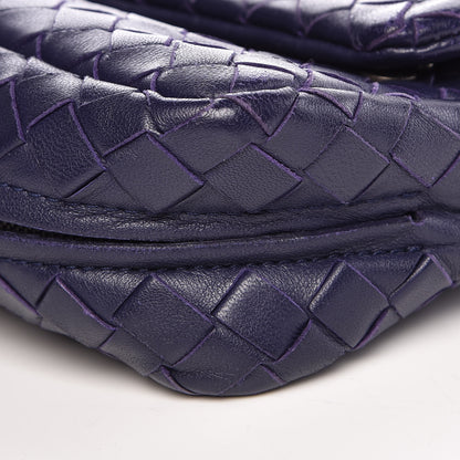 Bottega Veneta Nappa Intrecciato Mini Chain Messenger Atlantic 8 of 10