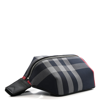Burberry House Check Sonny Bum Bag Navy Grey 4 of 10