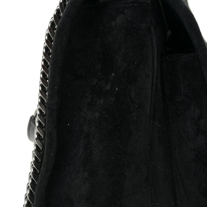 Saint Laurent Suede Monogram Medium Niki Chain Satchel Black 27 of 27