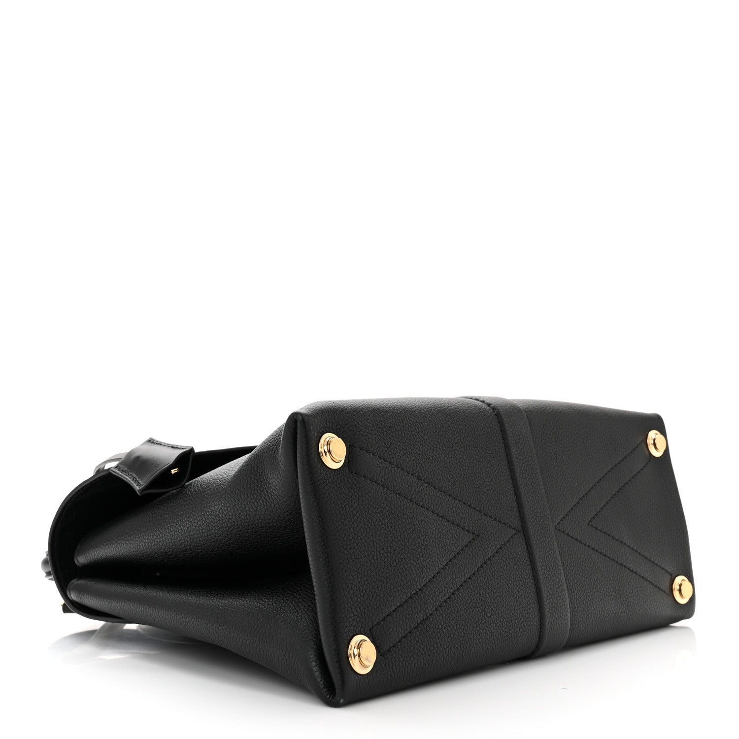 Louis Vuitton Grained Smooth Calfskin Rose Des Vents MM Black 4 of 9