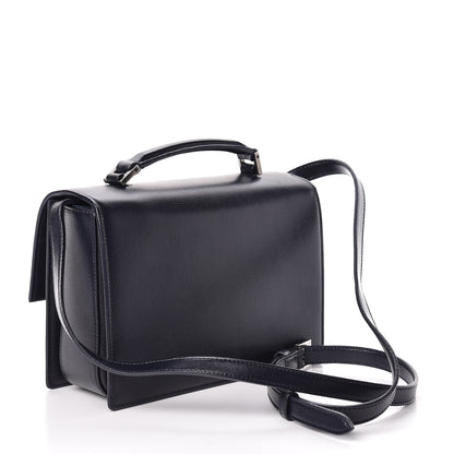 Saint Laurent Calfskin Medium Bellechasse Satchel Navy 3 of 13