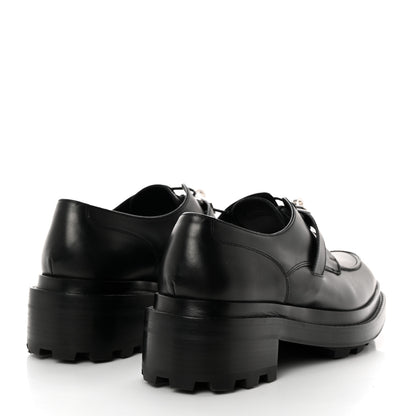 Hermes Glossed Calfskin First Oxford 39 Black 4 of 9