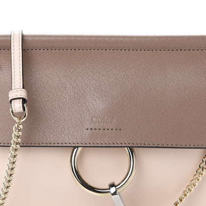 Chloe Goatskin Smooth Calfskin Mini Faye Chain Shoulder Bag Pink 10 of 10