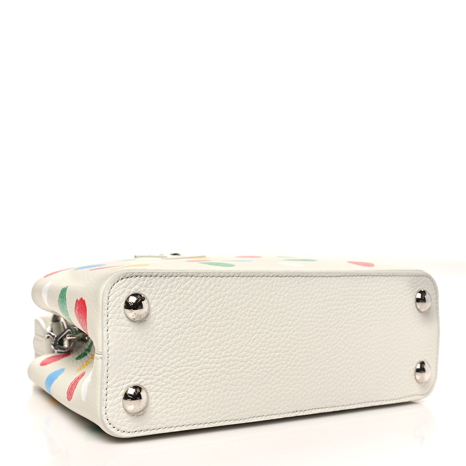 Louis Vuitton LV X YK Taurillon Capucines BB White 4 of 10