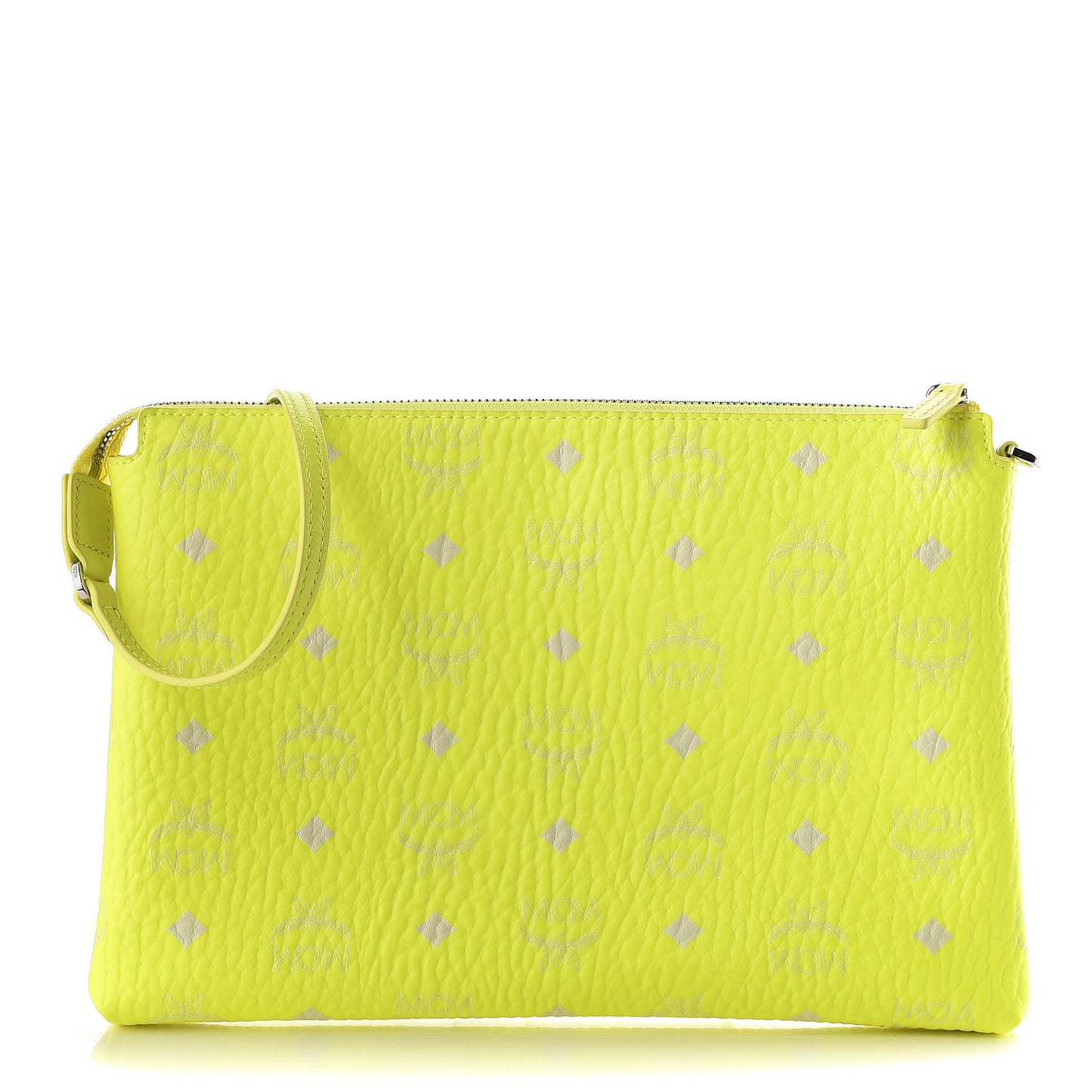 Visetos Zip Pouch Neon Yellow