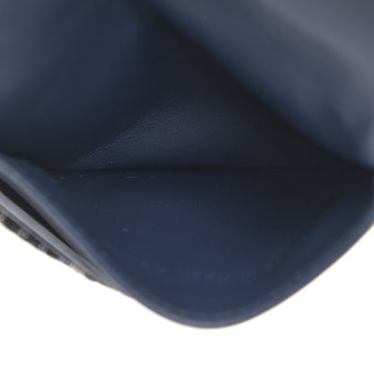 Christian Dior Oblique Saddle Card Holder Blue 5 of 7