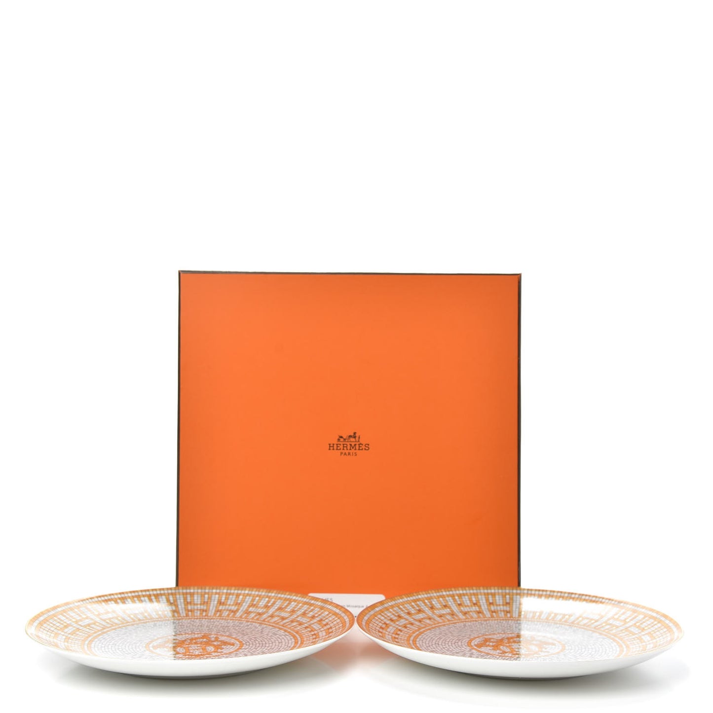 Porcelain Mosaique au 24 Dessert Plate Set of 2
