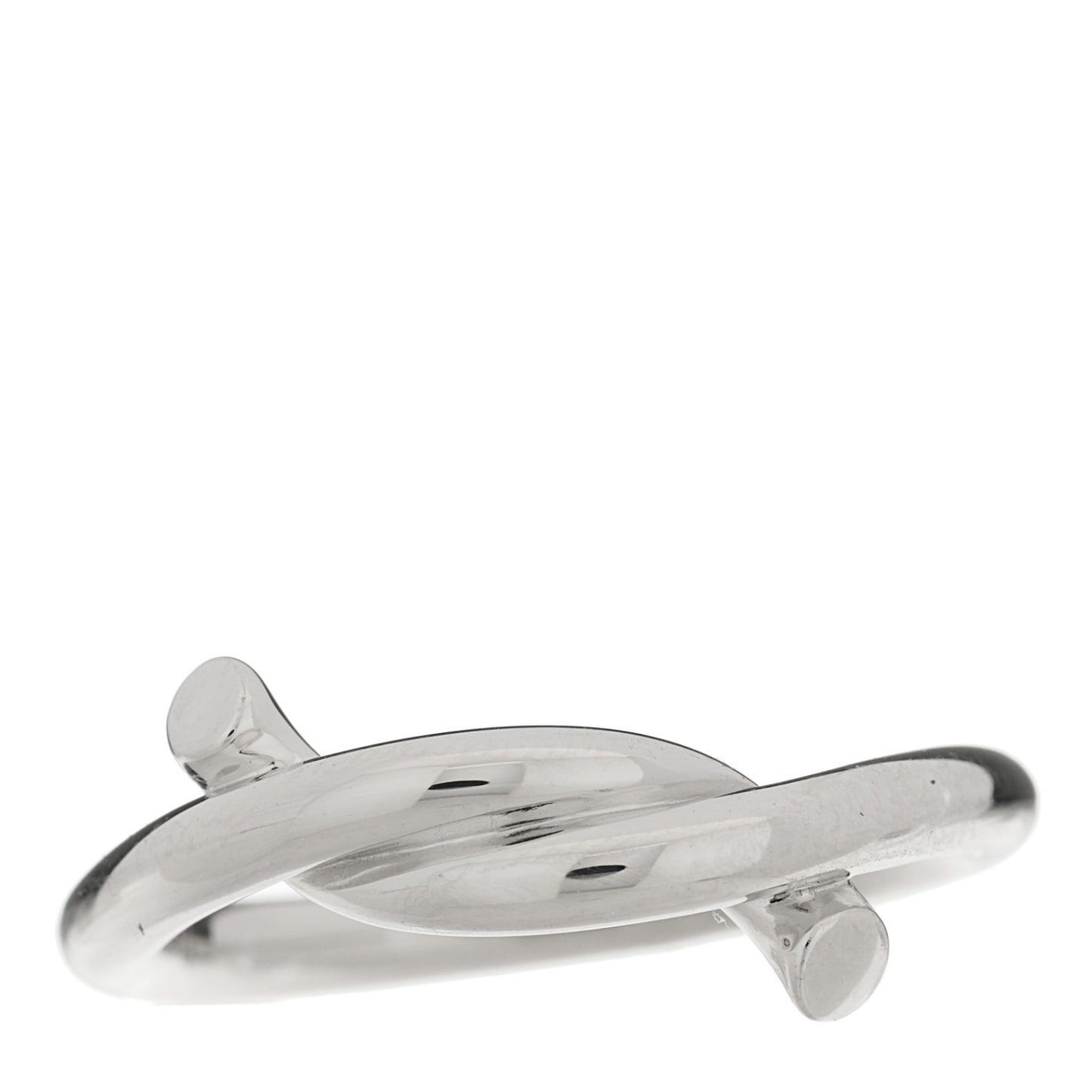 18K White Gold Entrelaces Ring 51 5.75
