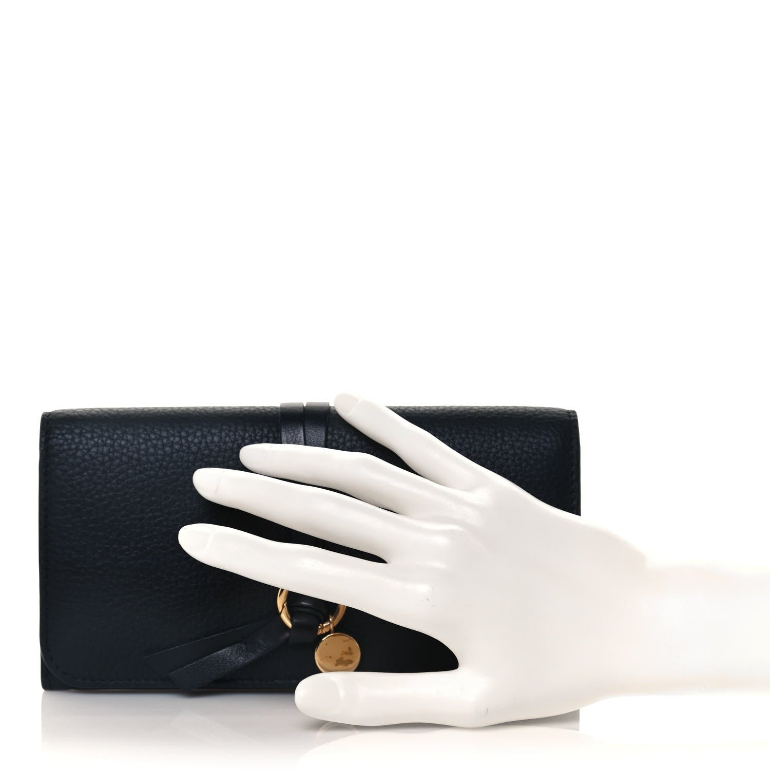 Chloe Smooth Calfskin Alphabet Long Wallet Black 2 of 12