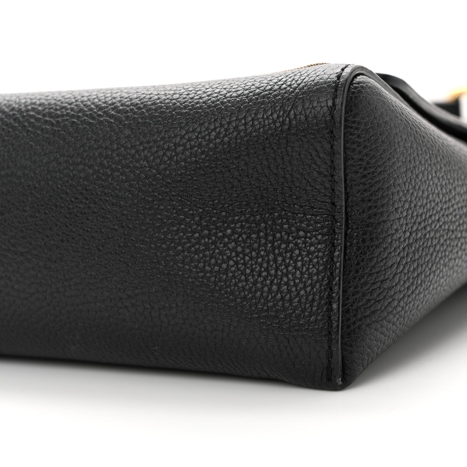 Burberry Grainy Calfskin Vintage Check Note Crossbody Bag Black 9 of 13