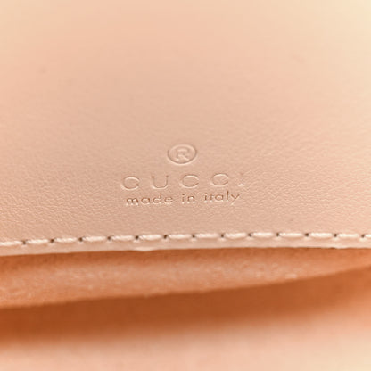 Gucci Calfskin Matelasse Mini GG Marmont 2.0 Bucket Bag White 6 of 11