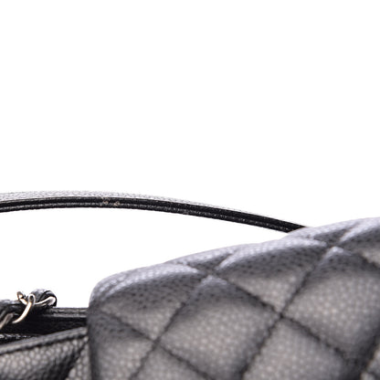Chanel Caviar Quilted Flap Tote Dark Grey 7 of 11
