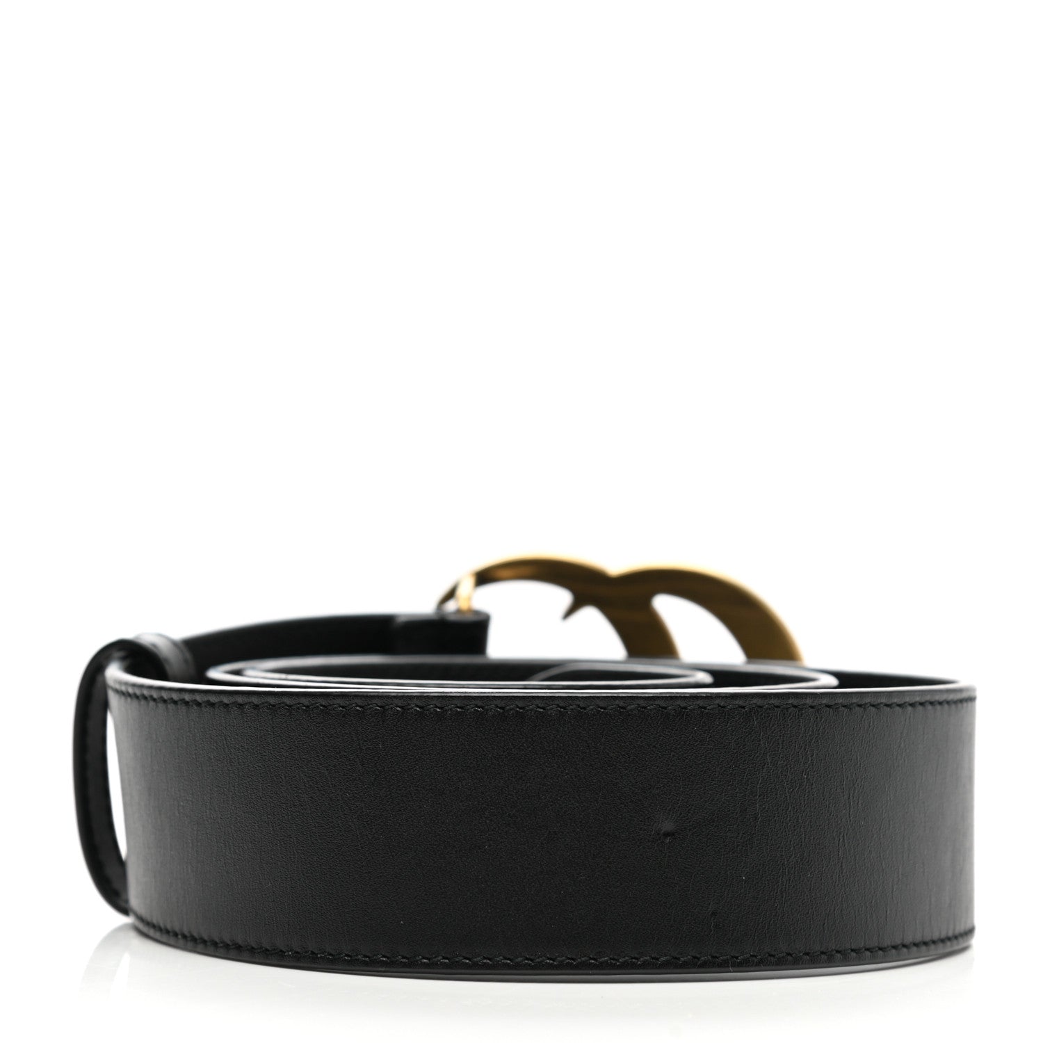 Gucci Calfskin Double G 40mm Belt 80 32 Black 2 of 6