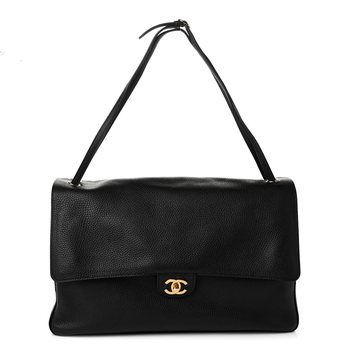 Chanel Grained Calfskin Souplissimo Maxi Flap Black 1 of 10
