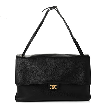 Chanel Grained Calfskin Souplissimo Maxi Flap Black 1 of 10