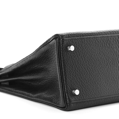 Hermes Chevre De Coromandel Kelly Retourne 28 Black 9 of 10