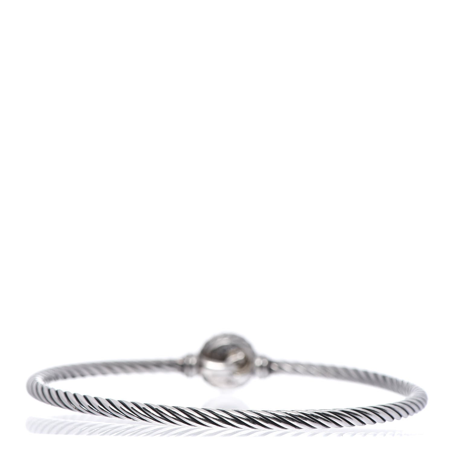 David Yurman Sterling Silver Blue Topaz 3mm Chatelaine Bracelet 3 of 5