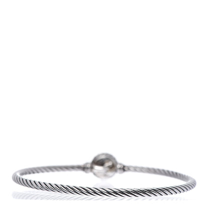 David Yurman Sterling Silver Blue Topaz 3mm Chatelaine Bracelet 3 of 5