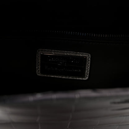Christian Dior Alligator Medium Lady Dior Grey 6 of 9