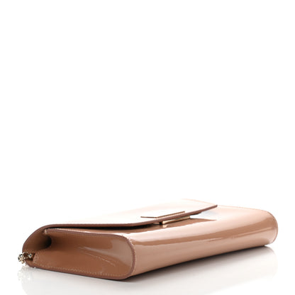 Christian Louboutin Patent Vero Dodat Clutch Nude 4 of 10