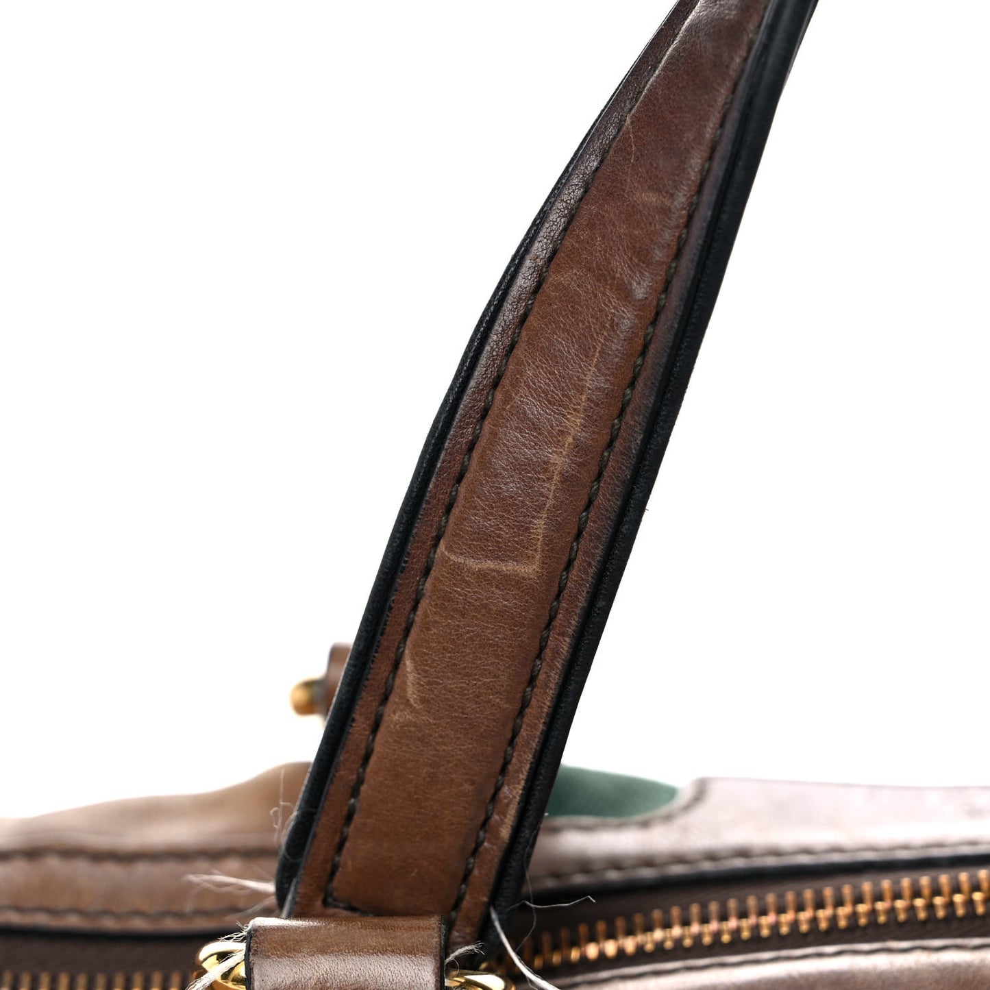 Calfskin Web Medium Rania Top Handle Bag Grey Field
