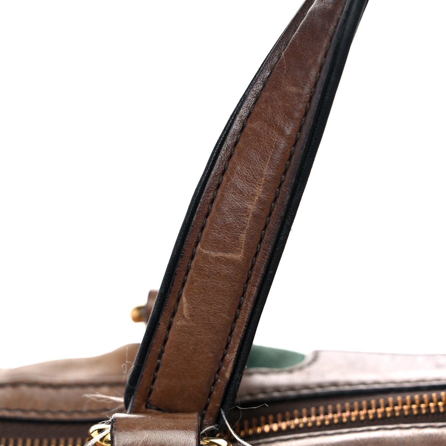 Gucci Calfskin Web Medium Rania Top Handle Bag Grey Field 36 of 46