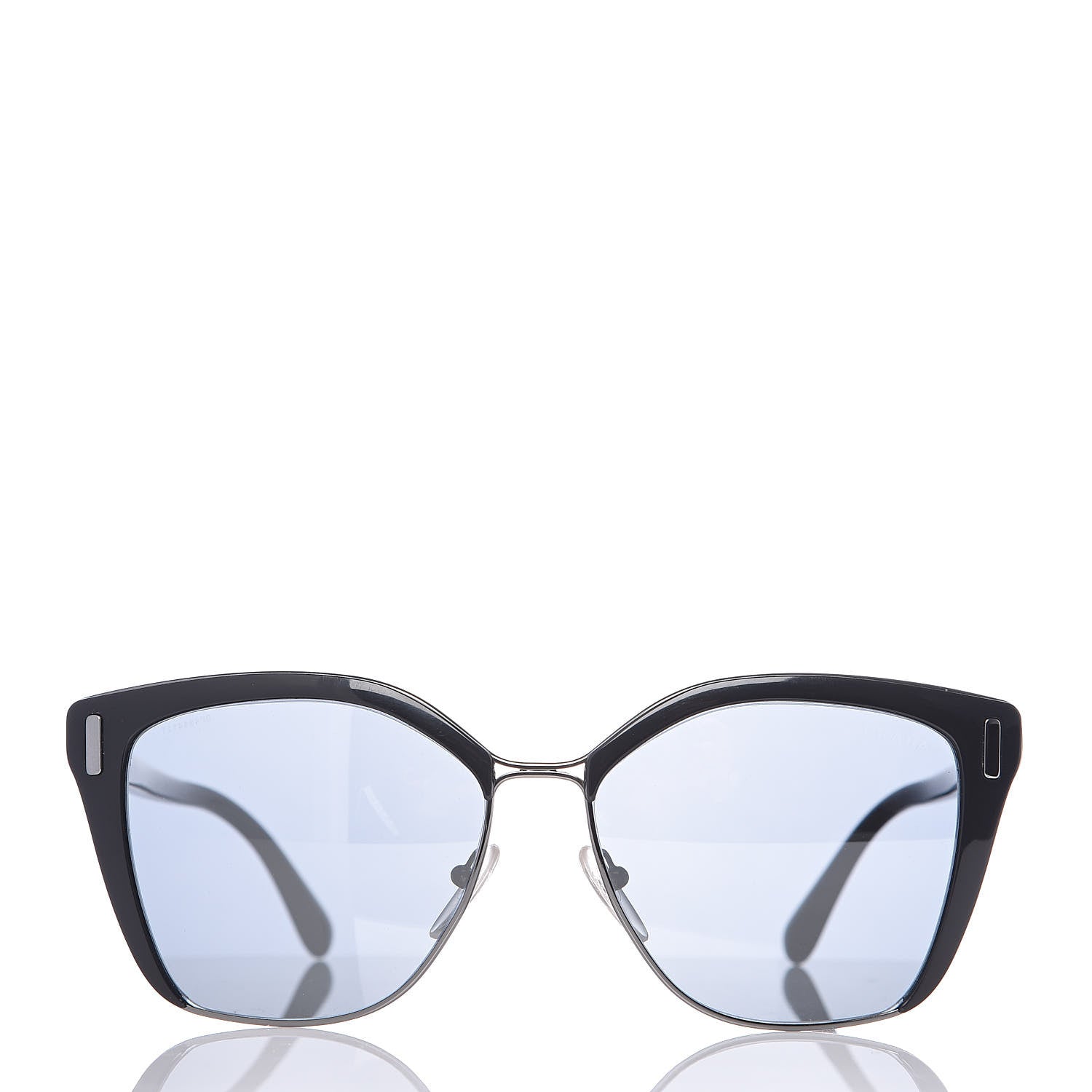 Prada Cat Eye Sunglasses SPR56T Black 3 of 7
