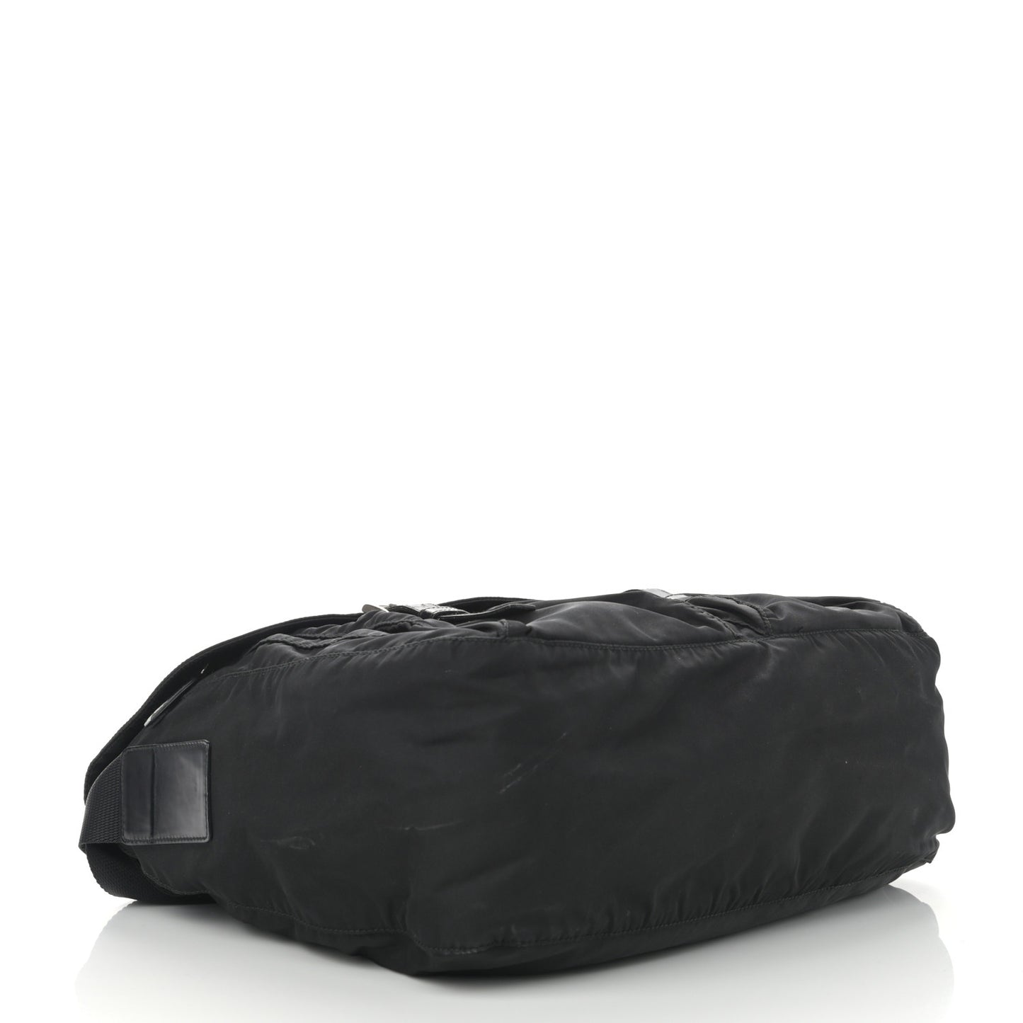 Nylon Vela Messenger Bag Black