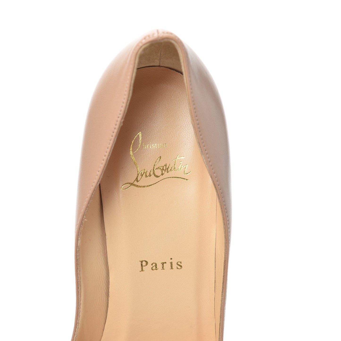 Nappa Apostrophy 100 Pumps 39.5 Nude