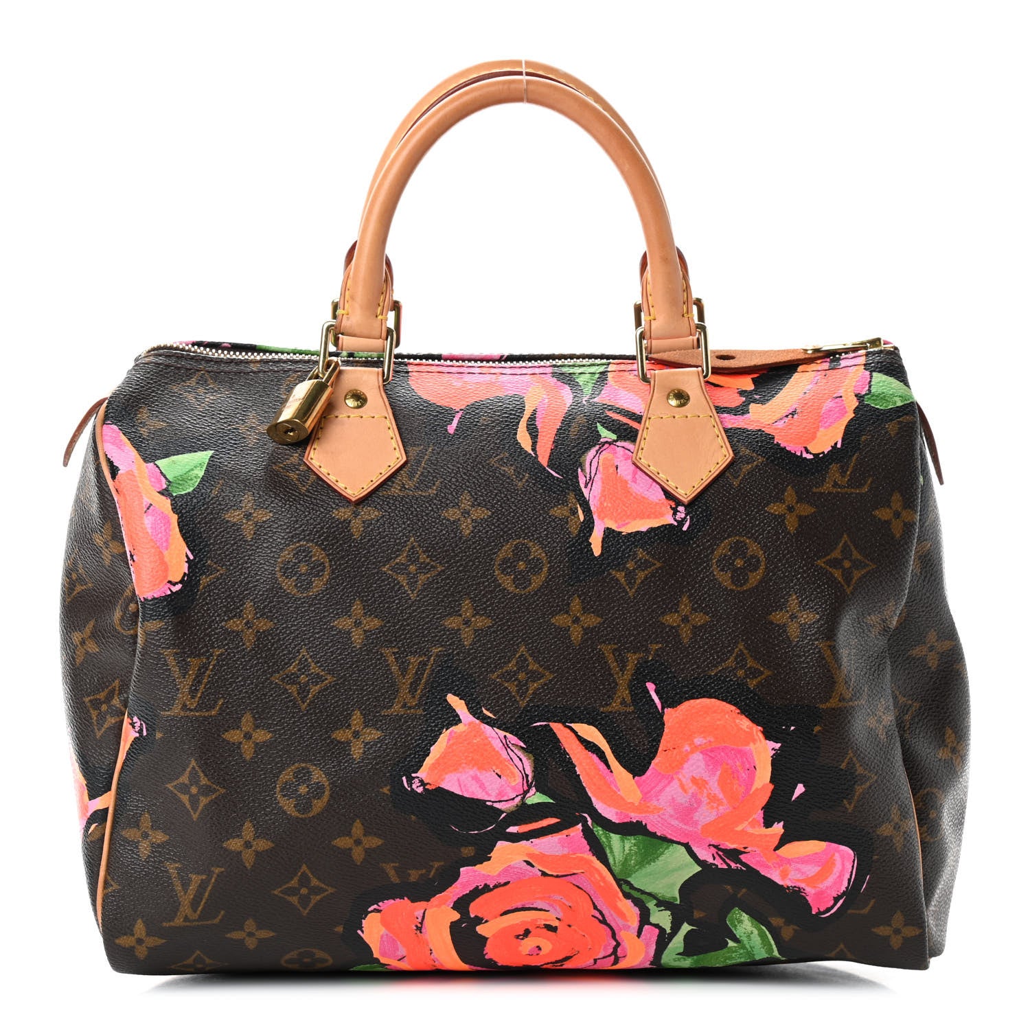 Louis Vuitton Monogram Roses Speedy 30 1 of 9