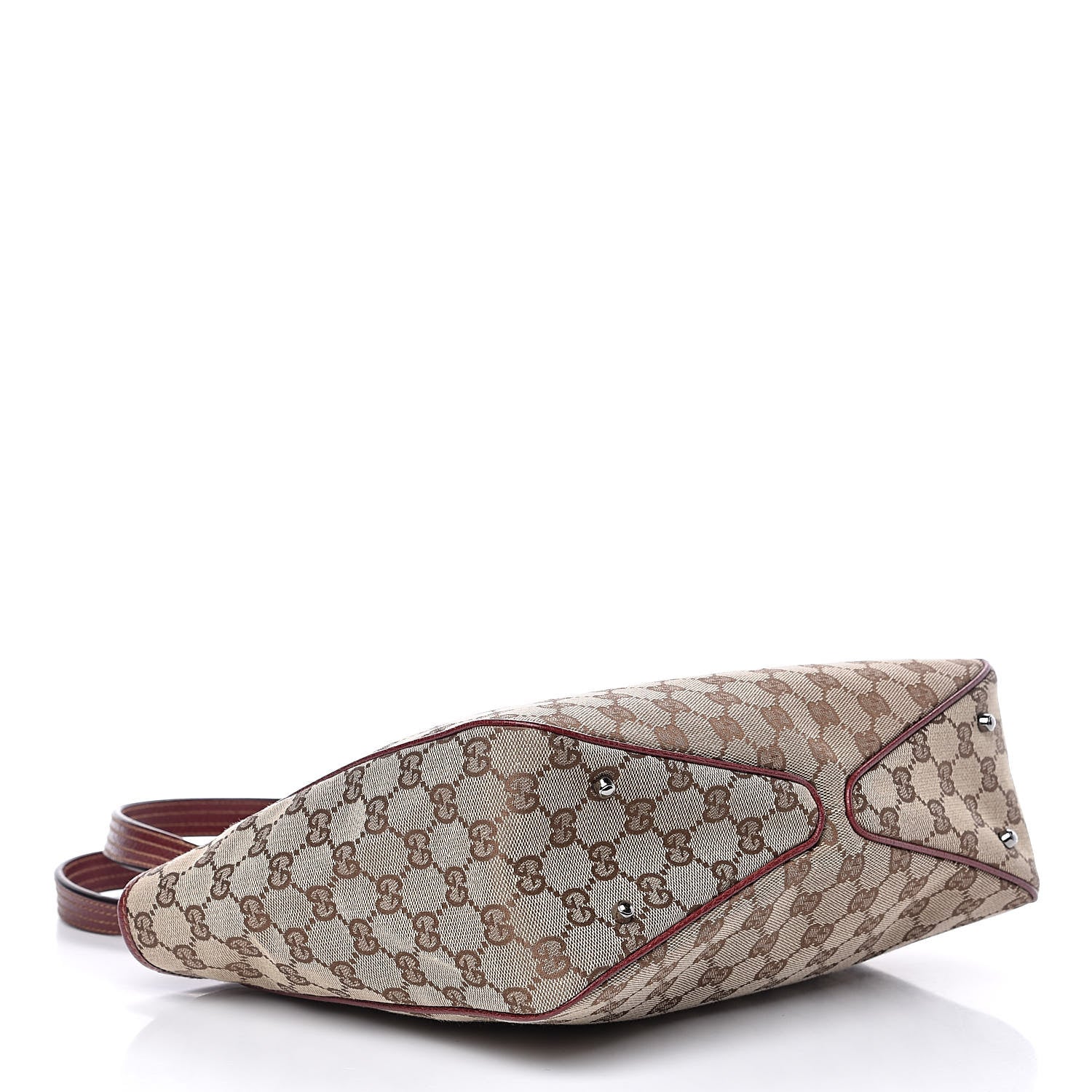Gucci Monogram Medium Tote Red 4 of 11