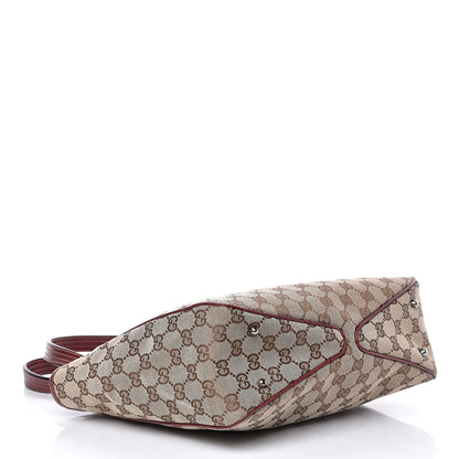 Gucci Monogram Medium Tote Red 4 of 11