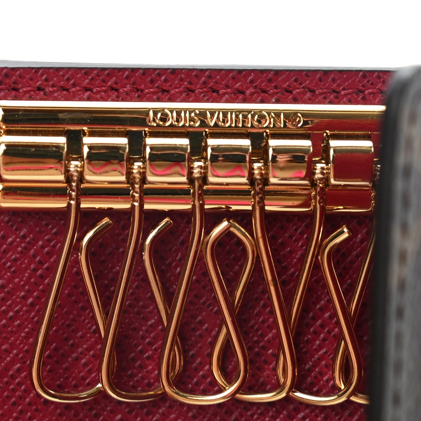 Monogram 6 Key Multicles Holder Fuchsia