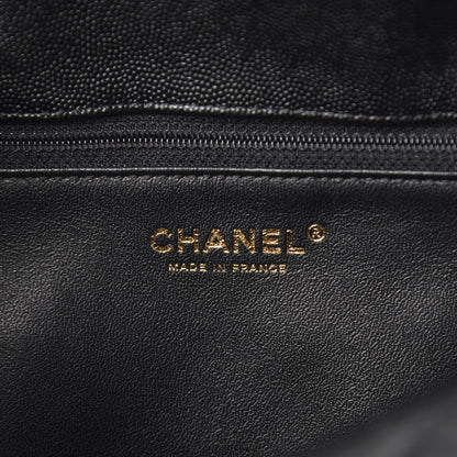 Chanel Caviar Quilted Flap Clutch Black 8 of 11