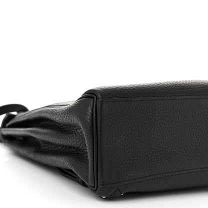 Hermes Taurillon Clemence Kelly Ado Backpack Black 9 of 10