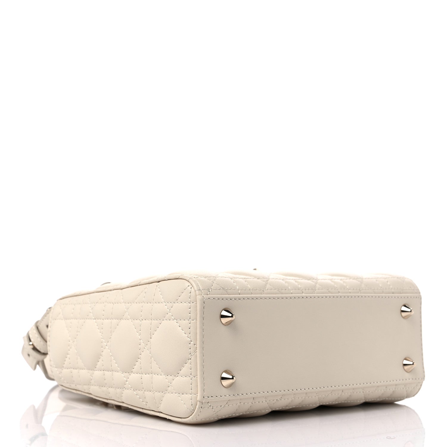 Christian Dior Lambskin Cannage Small My ABC Lady Dior Beige 3 of 8