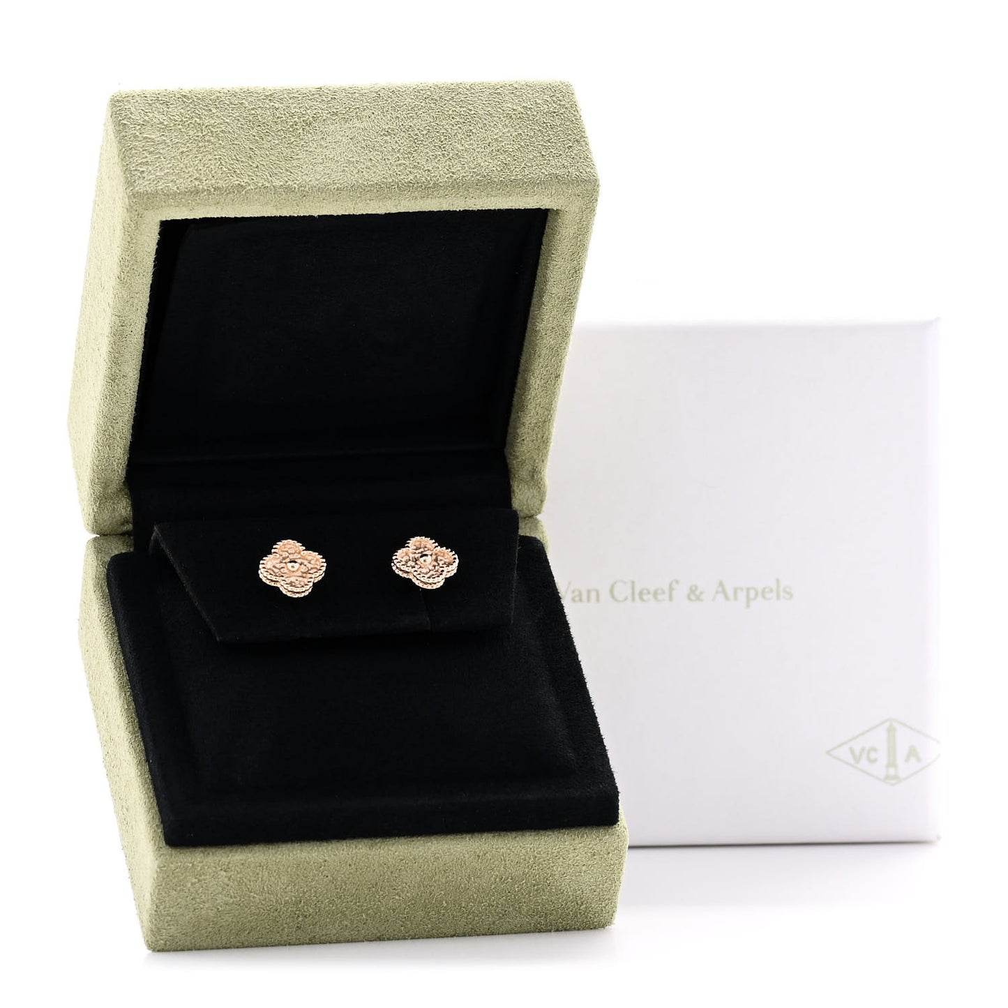 18K Rose Gold Sweet Alhambra Earrings